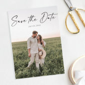 Carte postale Enregistrez la date - Script minimal