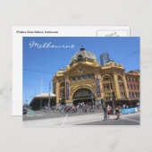 Carte Postale enrouler angle de rue (Devant / Derrière)