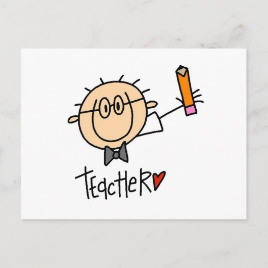 Carte Postale Enseignant (Devant)