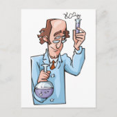 Carte Postale Enseignant en chimie (Devant)