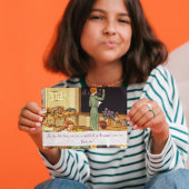 Carte Postale Enseignant en Merci de classe des années 1940 vint