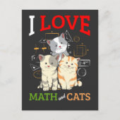 Carte Postale Enseignant en science des animaux et en mathématiq (Devant)