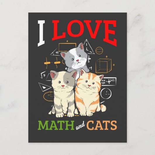 Carte Postale Enseignant en science des animaux et en mathématiq (Devant)