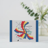 Carte Postale ENSEIGNANT MASTER Professeur Design de hommage (Debout devant)