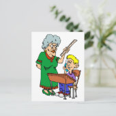 Carte Postale Enseignant moyen (Debout devant)