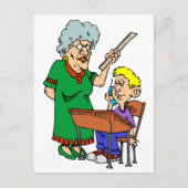 Carte Postale Enseignant moyen (Devant)