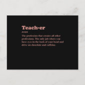 Carte Postale ENSEIGNANT NOM Enseignant disant drôle préféré (Devant)