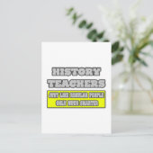 Carte Postale Enseignants d'histoire... beaucoup plus intelligen (Debout devant)