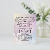 Carte Postale Enseignants du Merci (Debout devant)