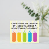 Carte Postale Enseignants en biologie et en chimie : La science  (Debout devant)