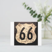 Carte Postale enseigne-route-66 (Debout devant)