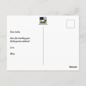 Carte postale Enseignement préscolaire (Dos)