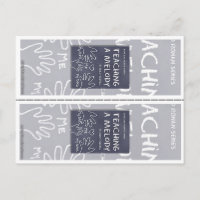 "Enseigner une mélodie" par Ashley Chunell Signets