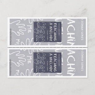 Carte Postale "Enseigner une mélodie" par Ashley Chunell Signets