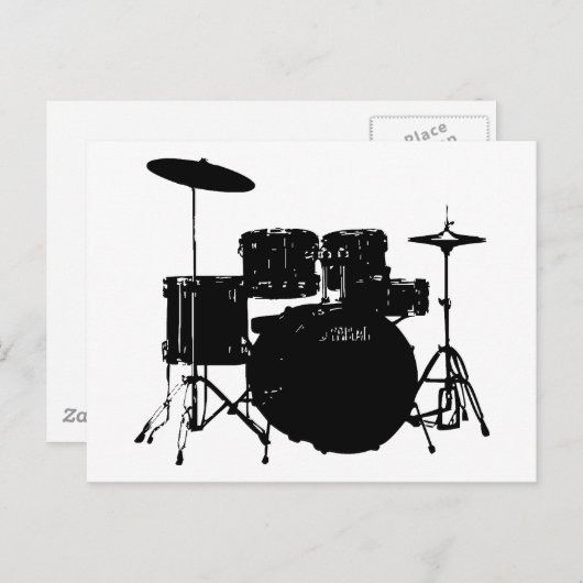 Carte Postale Ensemble à tambour (Devant / Derrière)