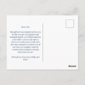 Carte Postale Ensemble Cadeau Meilleur Papa (Dos)