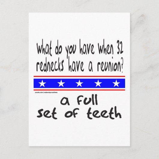 CARTE POSTALE ENSEMBLE COMPLET DE T-SHIRTS ET DE CADEAUX DE DENT (Devant)