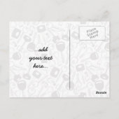 Carte Postale Ensemble de clés Arrière - plan (Dos)