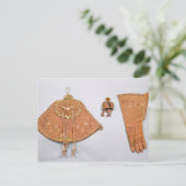 Carte Postale Ensemble de poche, gant et capuche, français (Debout devant)