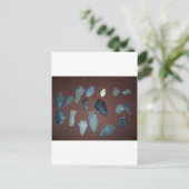 Carte Postale Ensemble de pointes de flèche indiennes (Debout devant)