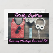 Carte Postale Ensemble de vie des années 80 (Devant / Derrière)