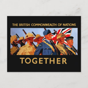 Carte Postale Ensemble ~ Le Commonwealth britannique des Nations