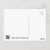 Carte Postale Ensemble, nous empêchons la brutalité policière (Dos)