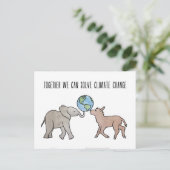 Carte Postale Ensemble, Nous Pouvons Résoudre Le Changement Clim (Debout devant)