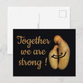 Carte Postale Ensemble, nous sommes forts ! - (Devant / Derrière)