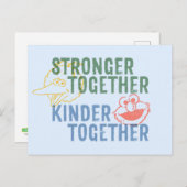 Carte Postale Ensemble plus forts, ensemble plus gentils (Devant / Derrière)