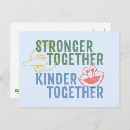Carte Postale Ensemble plus forts, ensemble plus gentils (Devant / Derrière)