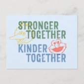 Carte Postale Ensemble plus forts, ensemble plus gentils (Devant)
