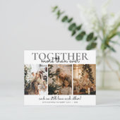 Carte Postale Ensemble plus que jamais Photo Collage Noël (Debout devant)