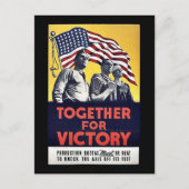 Carte Postale Ensemble Pour La Victoire (Devant)