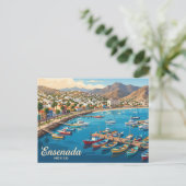 Carte Postale Ensenada Mexique (Debout devant)