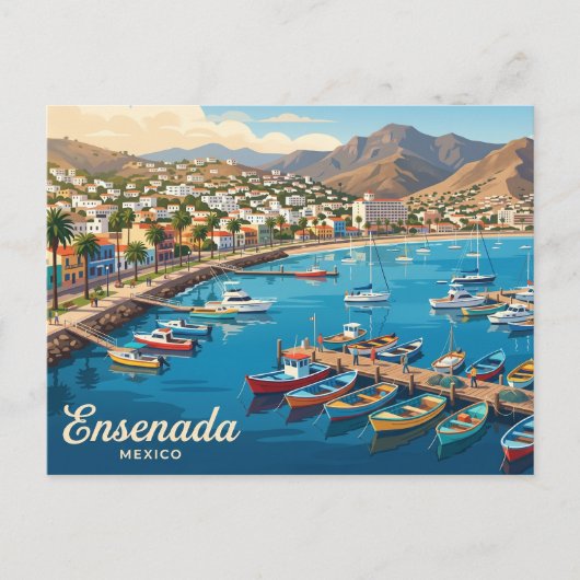 Carte Postale Ensenada Mexique (Devant)