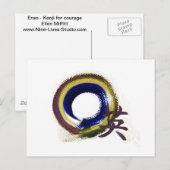 Carte Postale Enso - Aperature du Courage (Devant / Derrière)
