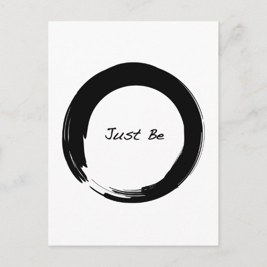 Carte Postale Enso avec Just Be (Devant)