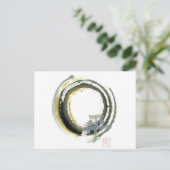 Carte Postale Enso avec PAX, Sumi-e (Debout devant)