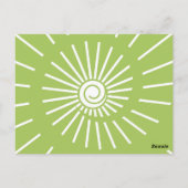 Carte Postale Ensoleillement 13 (Dos)