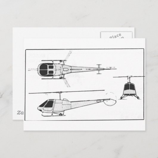 Carte Postale Enstrom-F28 (Devant / Derrière)