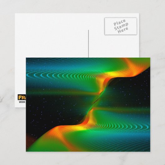 Carte Postale Entangage quantique (Devant / Derrière)