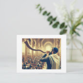 Carte Postale Entendre le Shofar, (Debout devant)