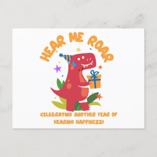 Carte Postale Entends-moi rugir  Implant cochléaire  Anniversair