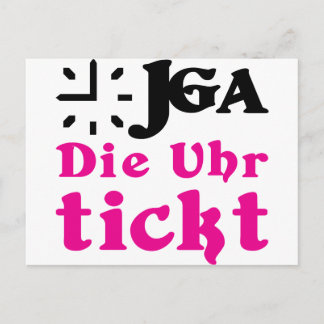 Carte Postale enterrement de vie de garçon / mariage