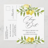 Carte Postale Enterrement de vie de jeune fille Changement de da (Devant / Derrière)