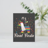 Carte Postale Enterrement de Vie de Jeune Fille Fête de Fin de F (Debout devant)