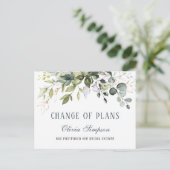 Carte Postale Enterrement de vie de jeune fille reporté Date Élé (Debout devant)