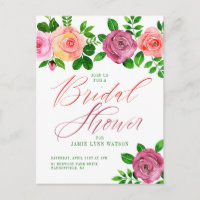 Enterrement de vie de jeune fille | Roses roses et