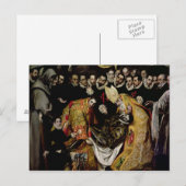 Carte Postale Enterrement du comte d'Orgaz (Devant / Derrière)